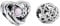 Feitery Liebe für Mama Charms Herz Anhänger Kompatibilität für Pandora Armband Geschenke zum Muttertag
