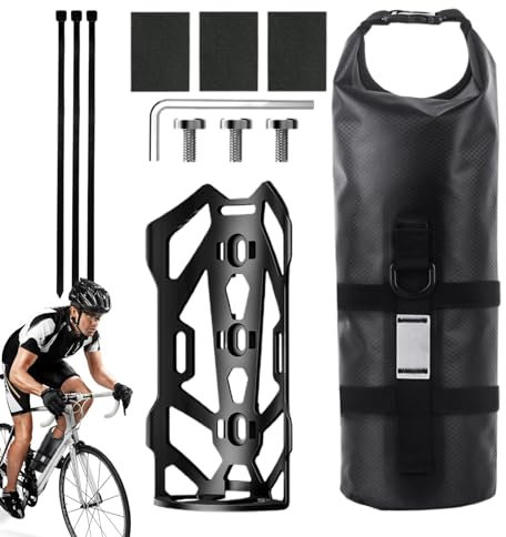 Fork Bag - 5l Racks Bags, Portable Pannier Bag | Saddle Fork Bag with Reflective Stripes, Bag Shoulder, Multi Purpose Fork Bag for Riding Cycling Touring