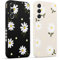 Pnakqil 2 stück Handyhülle für Samsung Galaxy S22 5G 6,1, Blumen Hülle Gänseblümchen Chrysantheme Bemaltes Muster süß Aesthetic Silikon Schutzhülle Tasche Schön Mädchen Kameraschutz Case