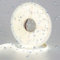GOMING Diffus 24V 10M COB Ruban à LED Blanc Froid 6000K Silicone Blanc Laiteux IP65 étanche 312LED/M 11W/M CRI 93+ Haute Luminosité 6300lm Flexible Bande LED pour Maison Décorer(Sans Alimentation)