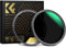 K&F Concept ND Filter 55mm Magnetischer Variabler Graufilter ND8-128 (3-7 Stop) Neutral Graufilter mit Magnetischer Objektivadapter, Nano-Xcel