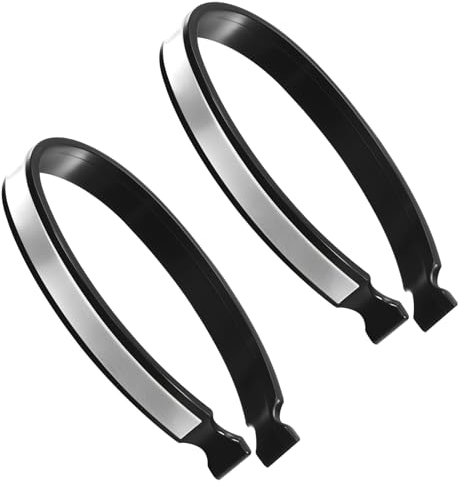 Geosar Fahrrad Hosen Clips Reflektierende Fahrradclips Elastische Hosenspangen Reflektoren PVC Beschichtete Fahrradklammern Fahrrad Knöchelbänder für Herren Damen Radfahrer