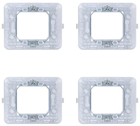 Supporto Compatibile Con Bticino Matix 4 Moduli, Telaio Supporto Per Scatola 502 503 504 506 (Set da 10/4 pezzi)