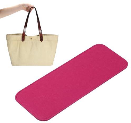 PATIKIL Formador De Base De Fieltro 12x5 Pulgadas, Insertar Tablero De Forro De Bolso Formador De Fondo De Bolsa Esquina Arco para Bolsos Bolso Bandolera Mochila, Fuchsia