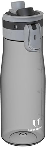 Super Sparrow Water Bottle 1000ml - One-Tap TouchGulp Bottle - Non-Toxic BPA Free - Lightweight & Sustainable Tritan Water Bottles for Sports, Travel, Outdoors