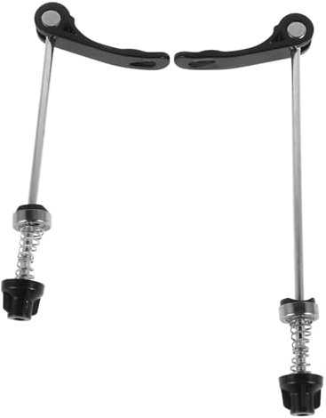 NAMOARLY 2 Stück Fahrrad Schnellspanner Verlängert Metall Schnellspannhebel Vorderrad Hinterrad für Mountainbike Radwechsel Zubehör