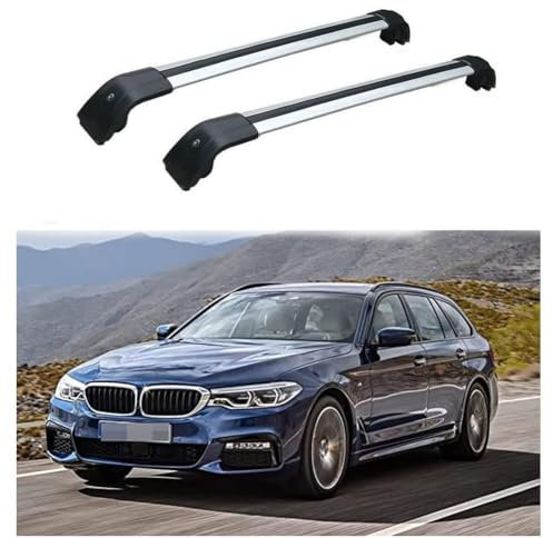 WBWJYAI Dachträger-Querstangen Dachträger Dachgepäckträger für BM-W 5 Series G31 Touring Estate 2017 2018 2019 2020 2021 2022 Dachträger aus Aluminium 2 Stücke,C