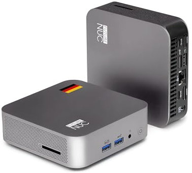 FutureNUC AMD Ryzen® R9-8945HS Mini PC • 8 Kerne, bis zu 5,2GHz • 32GB DDR5 RAM, 1TB SSD • Thunderbolt 4, WiFi 7, HDMI 2.1, BT 5.3 • Windows 11 Pro • Kompakter Desktop PC für Home & Business