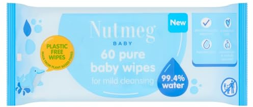 Nutmeg Extra Sensitive Wipes 60Pk