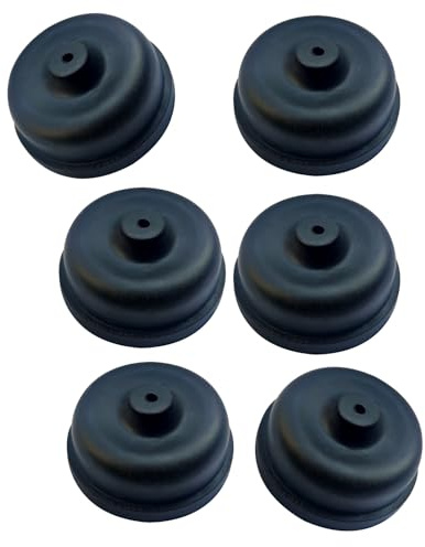 EPDM-Gummi-Luftpumpen-Membran für Aquarien, 6 Stück, Silikonbecher, Ersatzteil für Aquarien, Sauerstoffpumpen, Zubehör, Sauerstoff-Ersatz-Silikonbecher