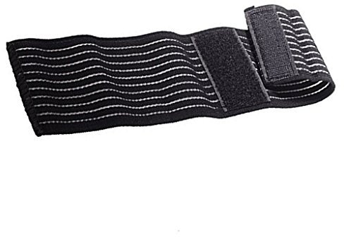Elastische Handgelenkbandage mit Klettverschluss, Sport Wrist Wrap/Handgelenkstütze Band für Basketball, Kraftsport, Bodybuilding, usw. - Schwarz, 40x 8 cm
