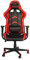 Marvo CH-106RD Professional Gaming Chair Ideal for Any Game Sessions Adjustable and Removable Back/Neck Support - Black/Red
