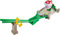 Hot Wheels GFY47 - Mario Kart Piranhapflanzen Rutsche Trackset inkl. 1 Spielzeugauto, Spielzeug Autorennbahn ab 5 Jahren, Mehrfarbig