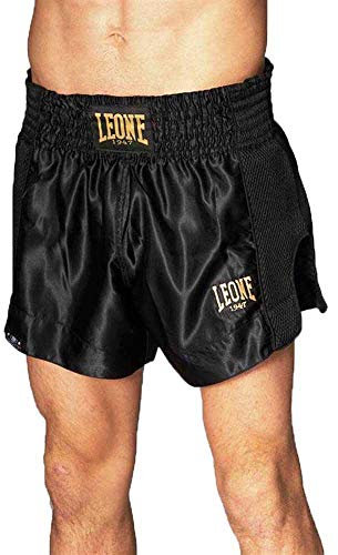 LEONE 1947, Kick-Thai-Shorts, Schwarz, XL, ABE20