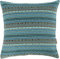 GURU SHOP Boho-Style Kissenhülle, Gewebter Ethno Kissenbezug - Türkis, Baumwolle, 50x50x0 cm