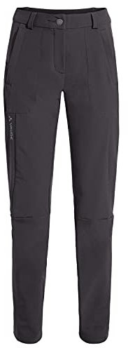 VAUDE Damen Women's Elope Slim Fit Pants Hose, Phantom Black, 40 EU