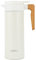 DUIERA 51 oz Coffee Carafe Double Walled Thermal Carafe Stainless Steel, 1.5 L Beverage Dispenser Keeping Hot/Cold - White