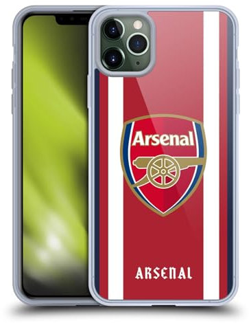 Head Case Designs Licenciado Oficialmente Arsenal FC Casa Kit de Escudo 2021/22 Caso Funda de Gel Suave Compatible con Apple iPhone 11 Pro MAX