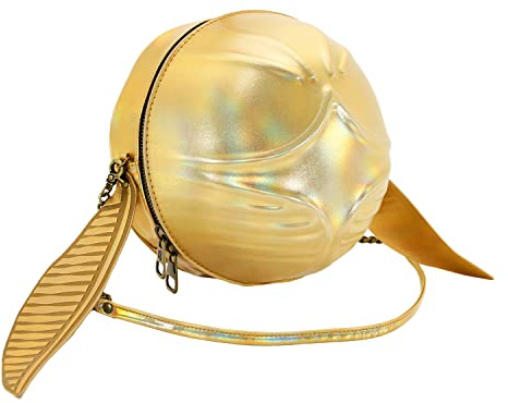 Harry Potter Golden Snitch-Sphere Schultertasche, Golden, 20 x 20 cm