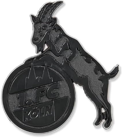 1. FC Köln Autologo Mattschwarz Aufkleber Logo Sticker 3D Autoaufkleber Hennes - Plus Lesezeichen I Love Köln