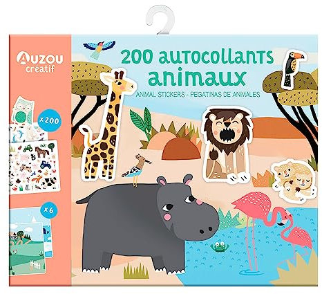 200 autocollants animaux - Ma pochette d'artiste