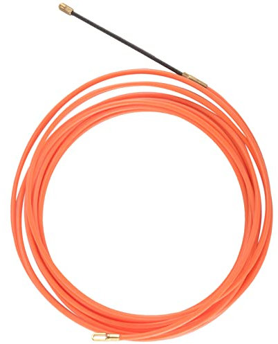 4Mm 5 Meter Orange Guide Device Nylon Electric Cable Pullers Duct Snake Rodder Fish Tape Wire