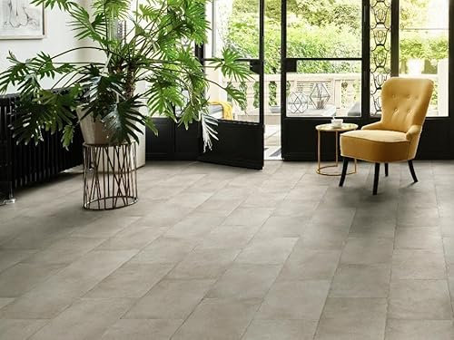 PVC Bodenbelag Vinylboden in Sandstein Optik, Zuschnitt (2m breit, 1m lang)