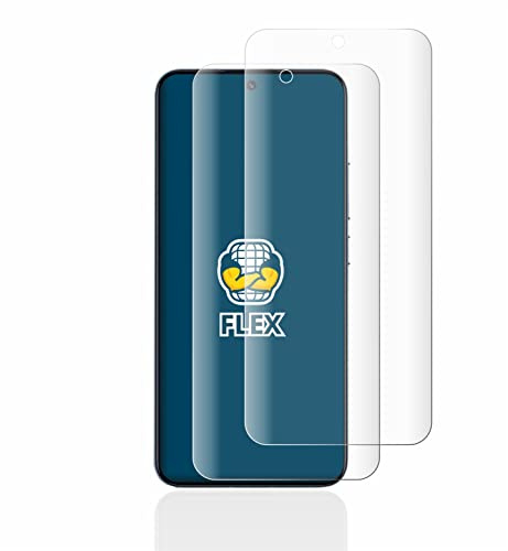 BROTECT Schutzfolie für Xiaomi 13 | 2 Stück Transparenter Displayschutz Made in Germany Klare Full-Screen Folie Full-Cover 3D Curved Montage Kit