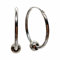 I.L.U.S Creolen 925 Sterling Silber Ohrringe 30mm