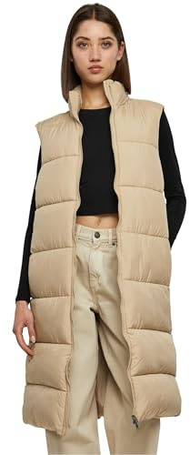 Urban Classics Damen Ladies Long Puffer Vest
