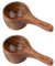 Myqqhbs 2 Pièces Cuillère en Bois Mini Tasse à Mesurer Le Café Cuillère à Mesurer de Cuisine