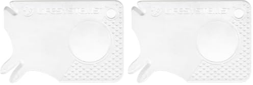 Lifesystems Key-Ring Tick Removal Card For Dogs Or Humans, With Magnifying Lens, White (Pack of 2)