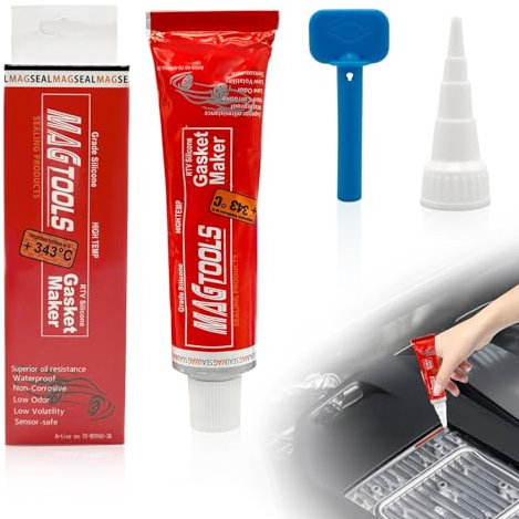 Pardofelis Dichtmasse Motor, 70ml Motordichtmasse Rot, Zylinderkopfdichtung Dichtmittel, Flüssigdichtung, Getriebe Motor Dichtung Ölwanne für Autos Motorräder Reparatur