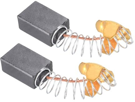 QUARKZMAN Balai de Charbon Brosse à Charbon de Remplacement 16mm x 11mm x 7mm 2Pcs pour Outil Électrique