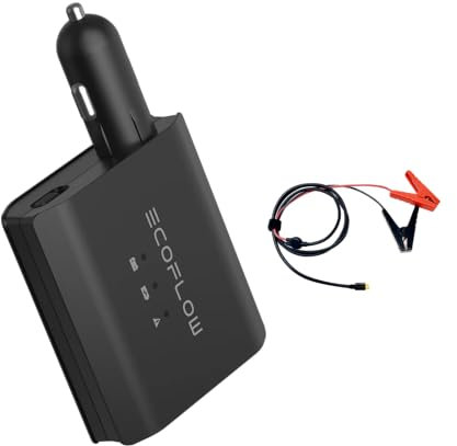 EcoFlow Smart Auto Batteriewächter, 12/24v Smart Auto-Batterieladegerät, Intelligentes Ladegerät Autobatterie,Batterieerhaltungsgerät und Desulfator fur AGM, LifePo4, Gel