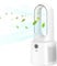 Ventilador portátil sin aspas - Ventilador de escritorio silencioso USB, ventilador pequeño | Ventilador de torre recargable con luz nocturna, ventilador de mesa silencioso de 6 velocidades para coche