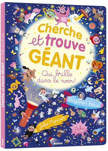 CHERCHE ET TROUVE GEANT - QUI BRILLE DANS LE NOIR !