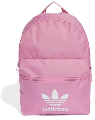 adidas Zaino Scuola Stampa Logo con Tracolla Regolabile e Chiusura Zip