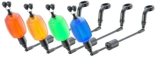 Hirisi Tackle Karpfen Bobbins, Aus Acryl Und PTFE, 5 Farben, Swinger Bissanzeiger Konzipiert FüR Bobbin Einhänger zum Angeln (B2035-4-MAX)