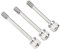 M2 M2,5 M3 M4 M5 M6 M8 Rändelschraube Edelstahl Hohe Stufe Schlitzkopfschrauben Handfester Bolzen 2 Stück, 2Stk, M3x12mm