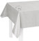 LILENO HOME Tischdecke abwaschbar als Meterware 240x140cm (Schnittkante) in Leinen grau Motiv - Wachstuchtischdecke wasserabweisend ideal als Tischtuch o. Tischläufer für Bierzeltgarnitur