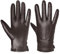 Harssidanzar Herren Lederhandschuhe Kaschmir gefüttert Warm Touchscreen Handschuhe SM052EU,Braun, Größe XXL