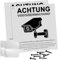 SICOSALT 2 Stück Achtung Videoüberwachung Schild