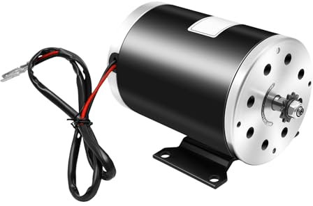 Elektrobürstenmotor, 36V 1000W Motor für Fahrrad, 3000rpm, Go Kart Elektro Motor, Kleiner Bürstenmotor, für Vierrädrige Gokarts, vierrädrige Motorräder, Elektrofahrräder, Motorroller