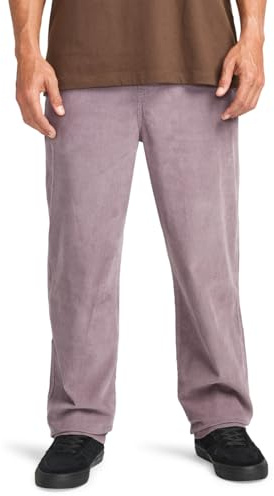 Billabong Elastic Waist Pants Larry Cord Pant Men's Grey M