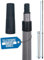 Paint Roller Extension Pole with Telescopic Handle, Extends Up to 200cm, Telescopic Pole for Home Decorating, Extendable Pole Fits Roller and Pads, Paint Pole with Screw Fit and Push Fit Attachments