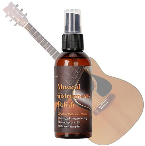 Gitarrenöl, Lem Oil for Guitar Zitronenöl, Gitarren-Zitronenöl, Gitarren-Griffbrettpflege-Zitronenöl, Wartungspolitur zum Reinigen von Gitarrensaiten für Gitarre, Bass, Ukulele, etc (1PC)