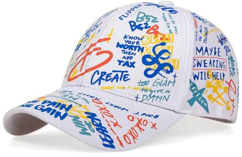 YKDLLF Cappello da Baseball Uomo con Visiera Unisex Cotone Regolabile Casuale Berretto da Baseball Cappellini Cappello Snapback Classico Blank Tesa Regolabile High Top End Trendy Color Style