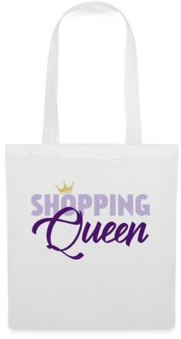 Spreadshirt Shopping Queen Mit Krone TV Kostüm Stoffbeutel