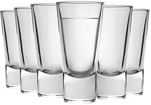 Bormioli Rocco Bicchiere per Shot liquore/Espresso Ypsilon - in Vetro - 70 ml - 12 Pezzi